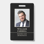 Badge Classic Professional ID Black Ivory Security (Avant)