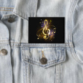 Badge Clé de Sol Musicale en Or (Insitu)
