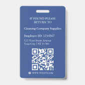 Badge Cleaning Company | Custom Logo Cleaning Service (Arrière)