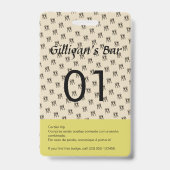 Badge Client VIP (Arrière)