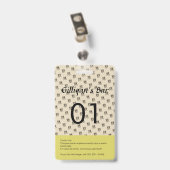 Badge Client VIP (Arrière avec clip)