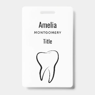Badge Clinique dentaire de soins dentaires médicaux