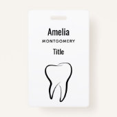 Badge Clinique dentaire dentaire dentaire Médicale (Devant)