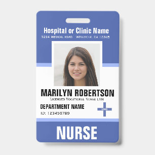 Badge Clinique personnalisée Employé d'hôpital