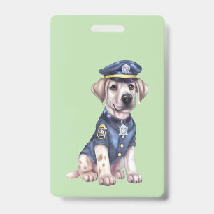 Badge Cliparts de chien policier