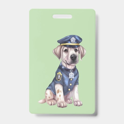 Badge Cliparts de chien policier | (Avant)