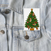 Badge Cloisonne Art Christmas Tree Character Ornaments (Insitu)