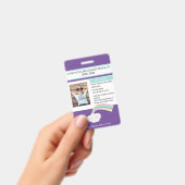 Badge Cloud étudiant moderne à l'école à domicile (Handheld)