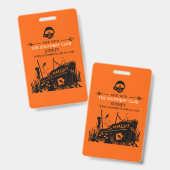 Badge Club de plongée sur épaves (Avant & arrière)