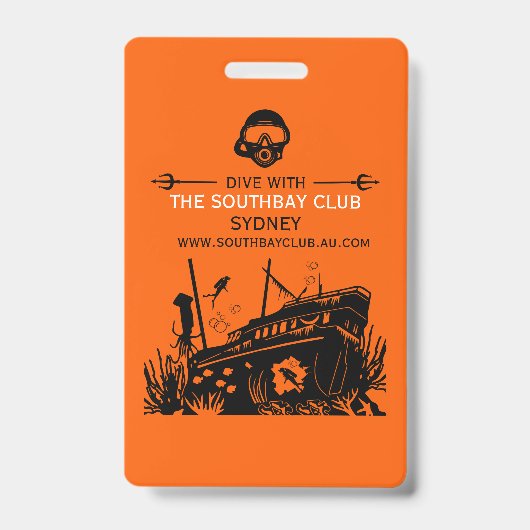 Badge Club de plongée sur épaves (Avant)