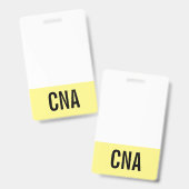 Badge CNA Jaune Double-Face (Avant & arrière)