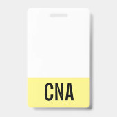 Badge CNA Jaune Double-Face (Arrière)