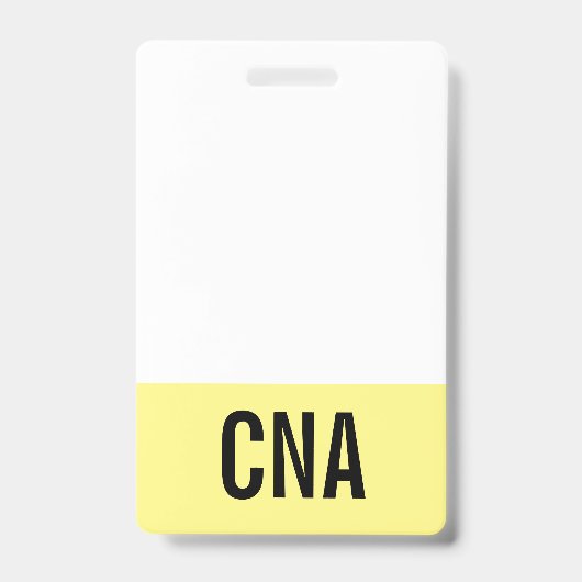 Badge CNA Jaune Double-Face (Avant)