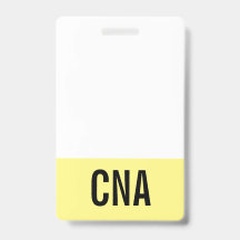 Badge CNA Jaune Double-Face