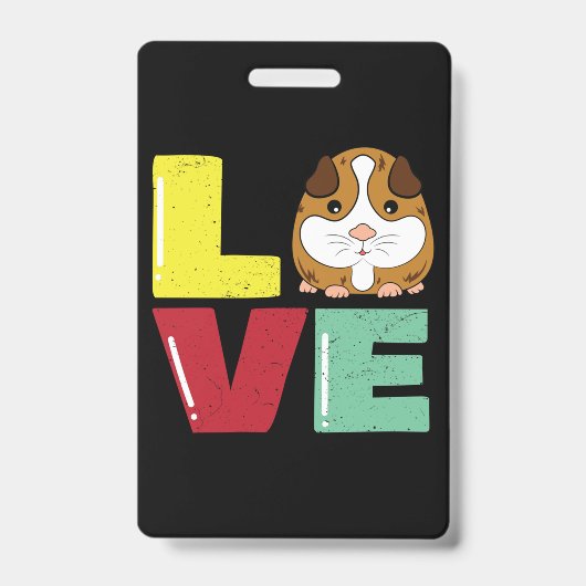 Badge Cochon d'Inde (Avant)