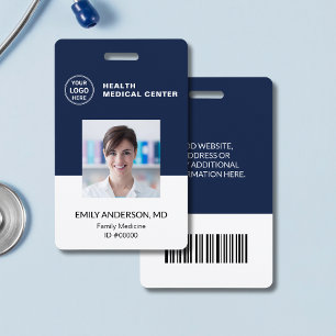 Badge Code barre ID Hôpital Clinique Médecin Employé