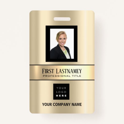 Badge Code-barres de l'employé : analyse du nom Sepia Go (Devant)