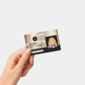 Badge Code-barres de l'employé Analyseur de noms Rose Go (Manuel / portable)