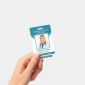Badge Code-barres de l'employé essentiel - ID de sécurit (Manuel / portable)