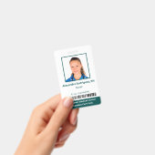 Badge Code-barres de photo d'employé Carte d'identité mé (Manuel / portable)