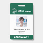 Badge Code-barres d'identification d'un employé médecin (Avant)