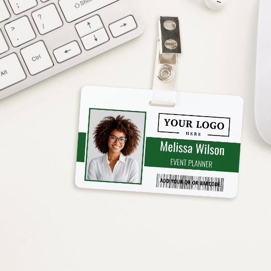 Badge Code-barres personnalisé pour entreprise Code QR E