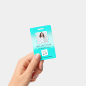 Badge Code-barres Photo ID Numéro Infirmière de thérapie (Manuel / portable)