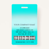 Badge Code-barres photo IDNumber Health Therapy Nurse Do (Dos)