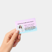 Badge Code-barres Photo Infirmière médecin soins de sant (Handheld)