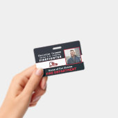 Badge Code de la barre de logo de la carte d'identité de (Manuel / portable)