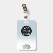 Badge Code du logo de l'infirmière ou de l'infirmière en (Arrière avec clip)