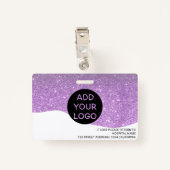 Badge Code du logo de l'infirmière professionnelle de pa (Dos avec clip)