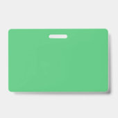 Badge Code hexadécimal du vert émeraude 50C878 (Arrière)