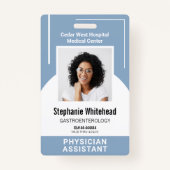 Badge Code photo de l'employé Médicale personnalisé Dust (Devant)