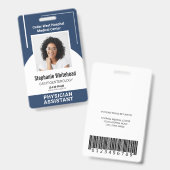 Badge Code photo de l'employé Médicale personnalisé Mari (Avant & arrière)