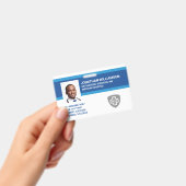 Badge Code photo personnalisé de l'employé, code-barres  (Manuel / portable)