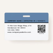 Badge Code QR Code Denim Blue (Dos)