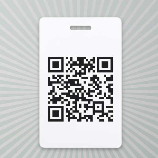 Badge Code QR créé instantanément (en entrant votre URL)