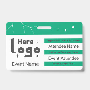 Badge Code QR de l'événement de réseautage personnalisé
