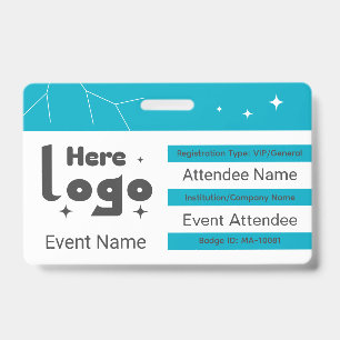Badge Code QR de l'événement de réseautage personnalisé