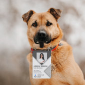 Badge Code QR de sécurité de l'entreprise de charbon de 