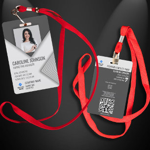 Badge Code QR de sécurité de l'entreprise de charbon de 