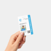 Badge Code QR Infirmière inscrite - Centre Médicale ID p (Handheld)