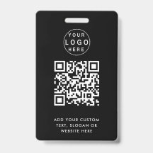 Code QR | Logo d'événement commercial moderne noir