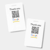 Badge Code QR minimal simple ajouter logo scanner le nom (Avant & arrière)