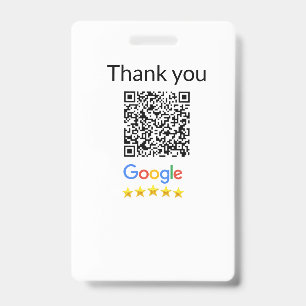 Badge Code QR minimal simple ajouter logo scanner le nom
