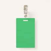 Badge Code Qr personnalisé Covid Green Pass (Dos avec clip)
