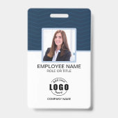 Badge Code QR personnalisé pour employés d'entreprise, p (Avant)