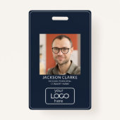 Badge Code QR Smart Contact ・ Blue Business ID (Devant)