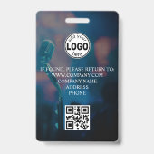 Badge Code QR VIP personnalisé Réservation d'événement B (Arrière)